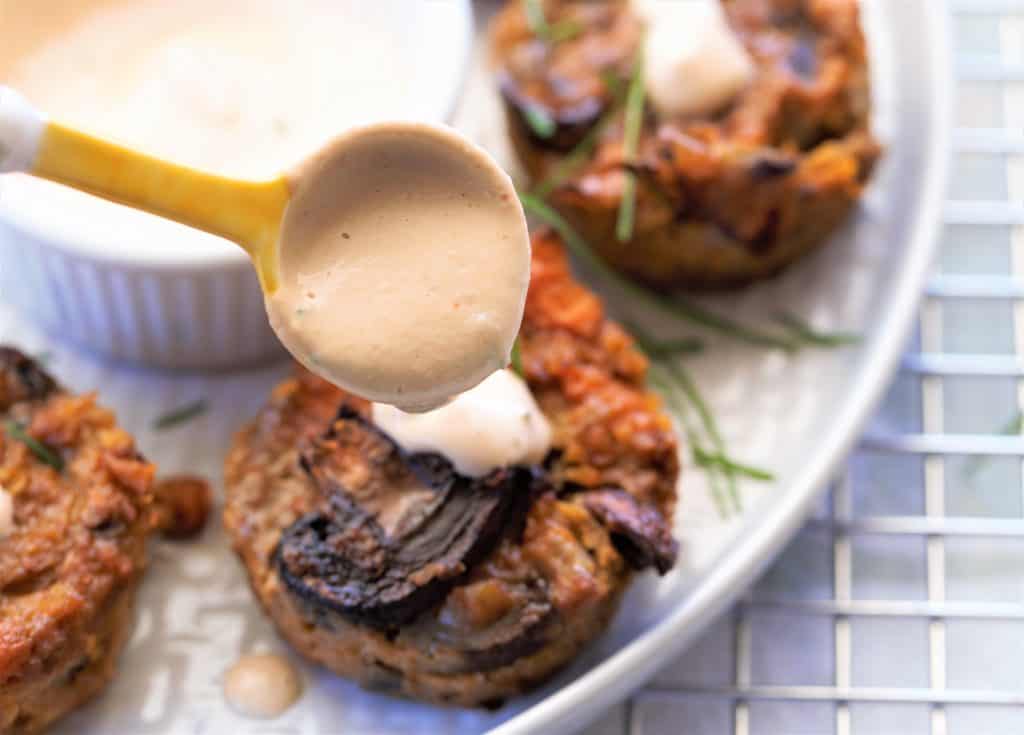 Top with chipotle cashew sauce