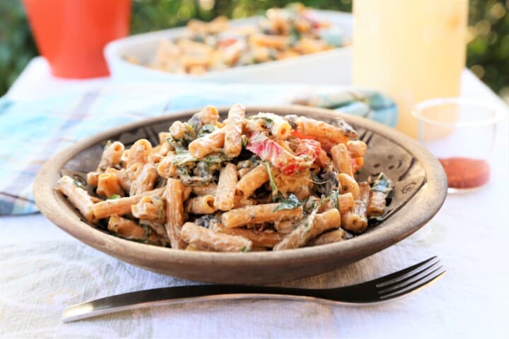 Creamy Cajun Mushroom Pasta