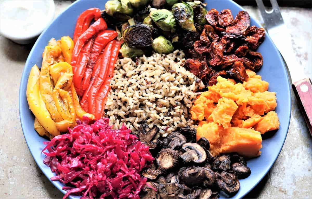 Rainbow Vegetable Buddha Bowl