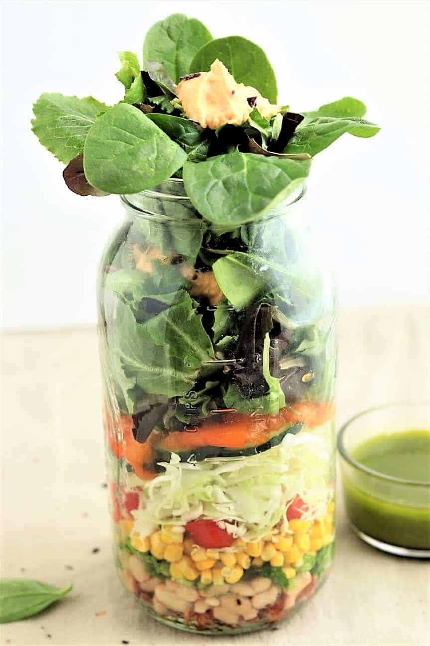 Jackfruit Taco Salad Bouquet