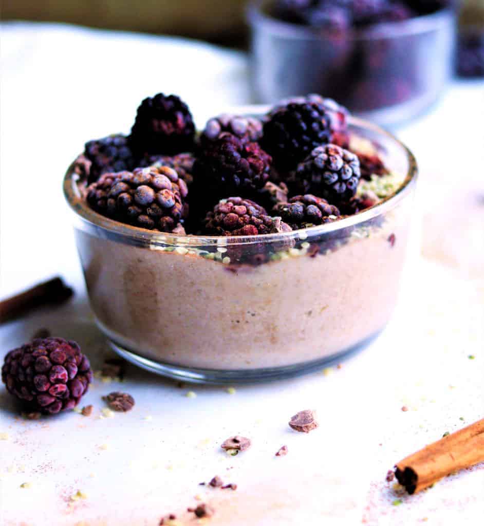 Chai Chia Berry Pudding