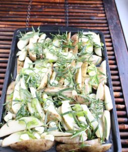 Rosemary Garlic Pepper Potato Bakes