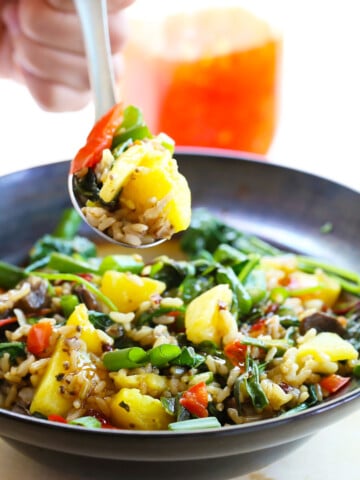 Vegetable Stirfry With Pineapple