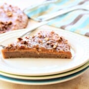 Cinnamon Breakfast Cake With Date Glaze is a light and fluffy, vegan, gluten free and dairy free treat.
