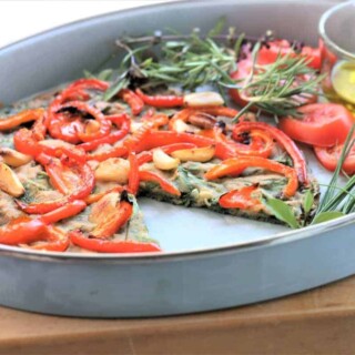 Vegetable Pizza Bread With Herbs