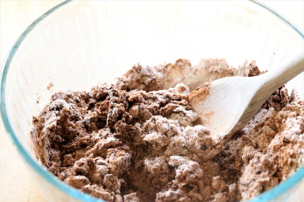 Dry ingredients for brownie mix
