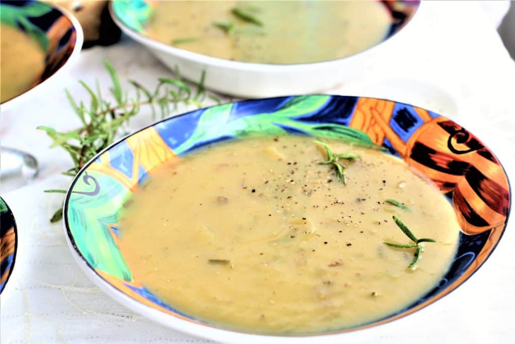 Creamy Rosemary Potato Soup