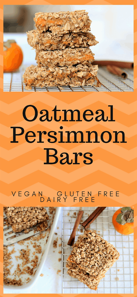 Oatmeal Persimmon Bars