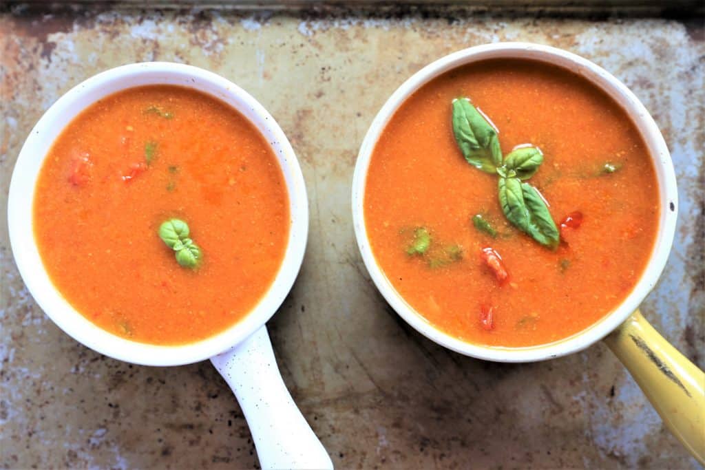 Creamy Tomato Basil Soup Instant Pot