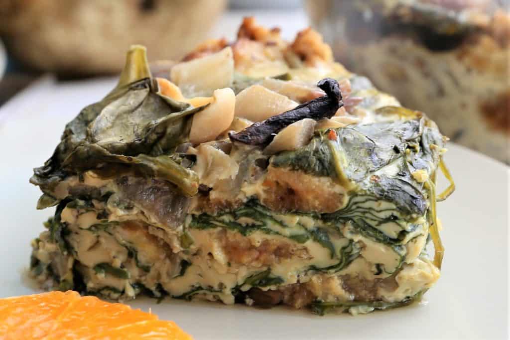 Spinach Mushroom Breakfast Bowl-Instant Pot