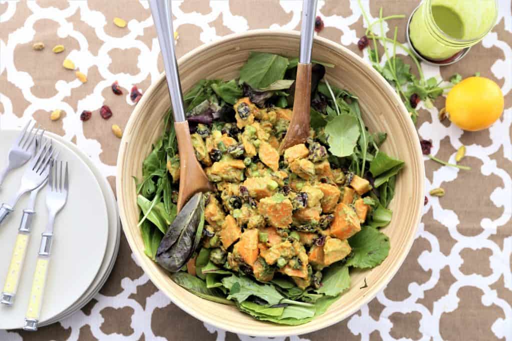 Sweet Potato Salad With Cilantro Lime Dressing