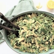 Instant Pot Lentil Pasta Kale Cauliflower Alfredo. Take a bite.