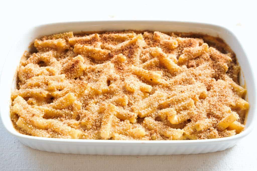 Vegan Mac and Cheese Baking