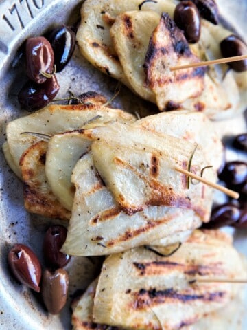 Grilled Rosemary Olive Potatoes