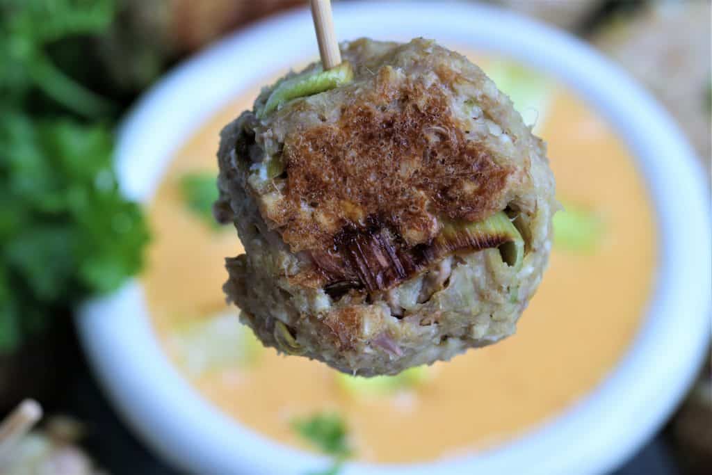 Vegan Meatball Appetizer