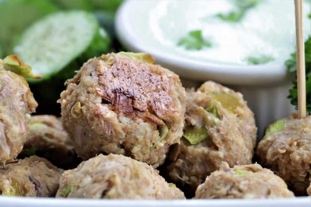 Vegan Meatball Appetizer