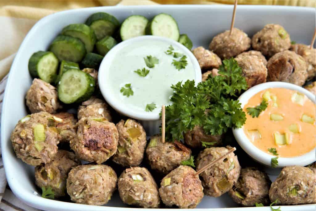 Vegan Meatball Appetizer