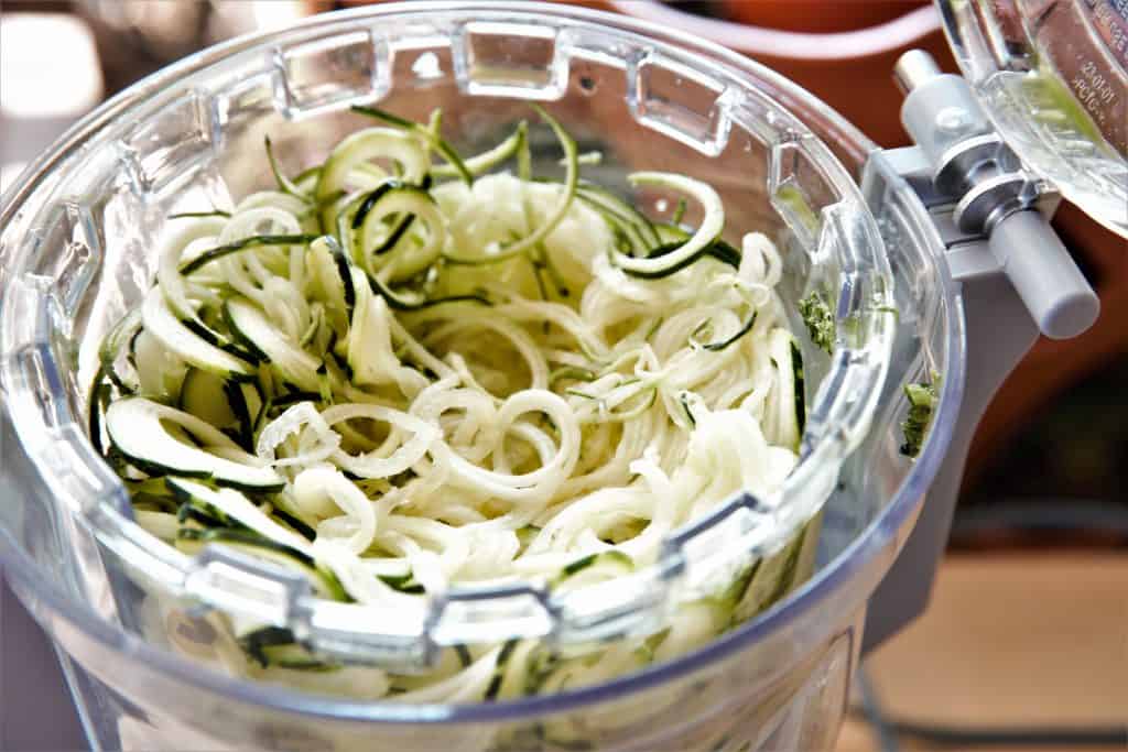 Spiralized zucchini