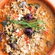 Red Curry Cauliflower Rice Vegetable Soup vert