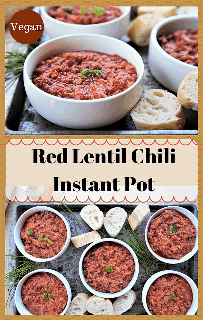 Red Lentil Chili Instant Pot
