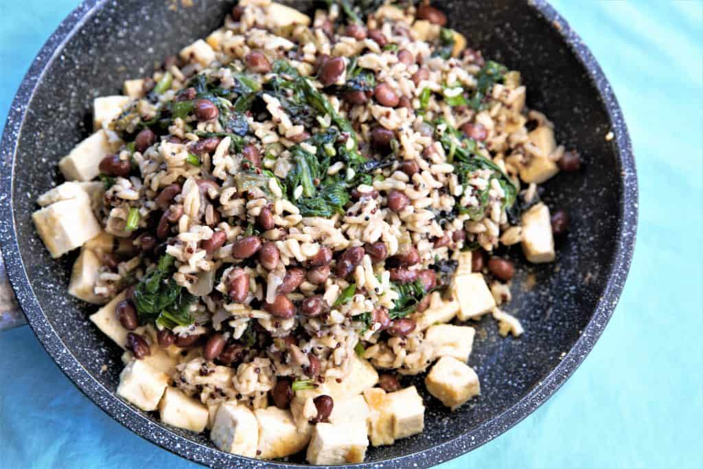 Chile Lime Rice Bean Bowl - Green Scheme