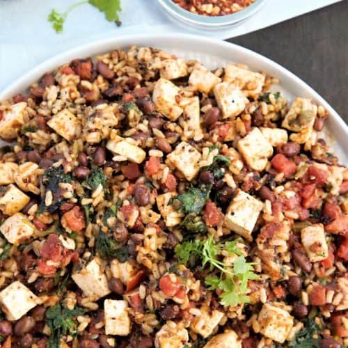 Chile Lime Rice Bean Bowl