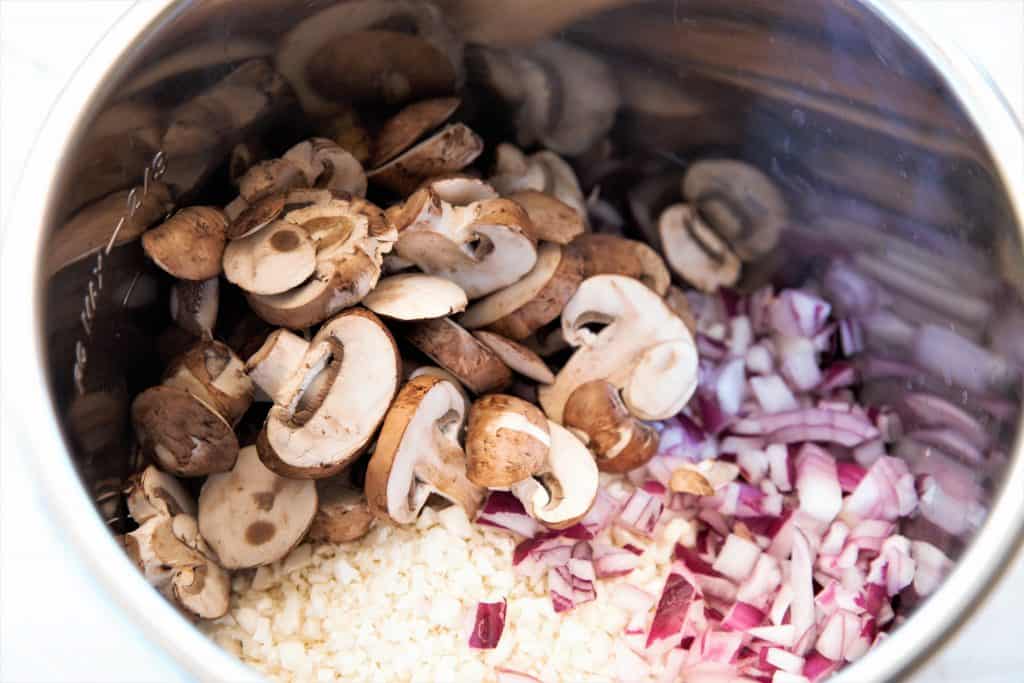 Stirfry vegetables and spices