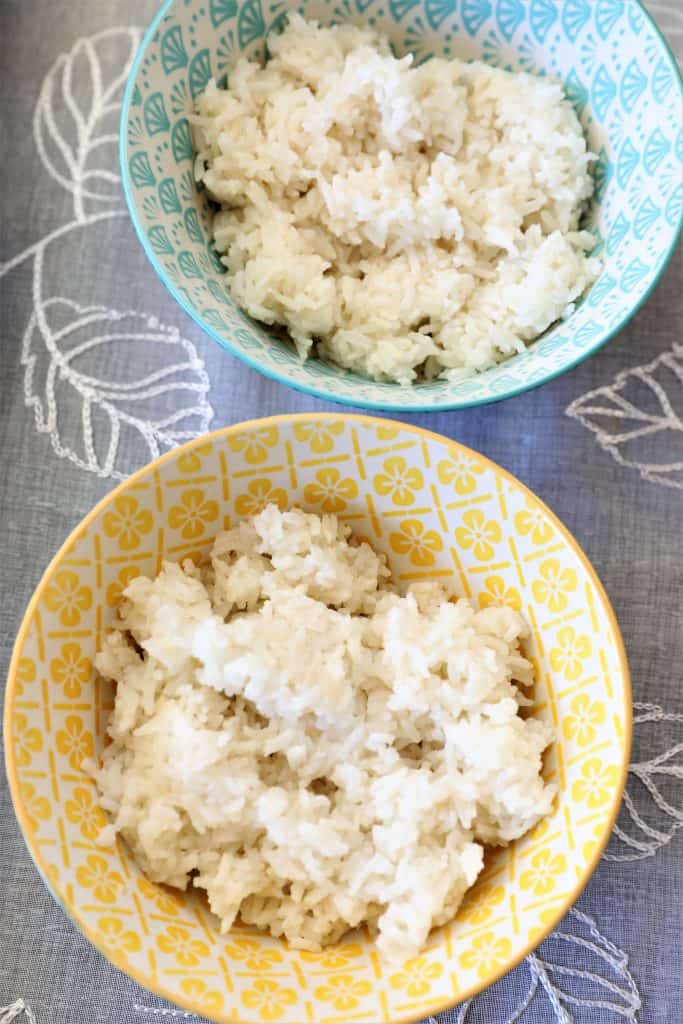 Prepare white rice
