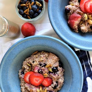Quinoa Berry Breakfast Bowl Instant Pot
