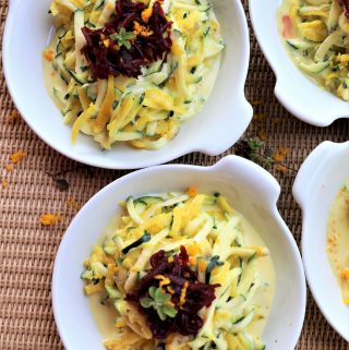 Golden Beet Zucchini Salad