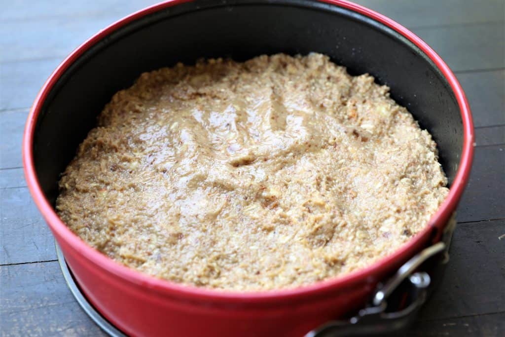 Press crust to bottom of pan