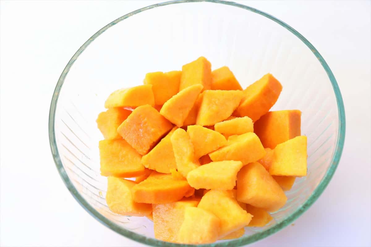 Microwave butternut 8 minutes
