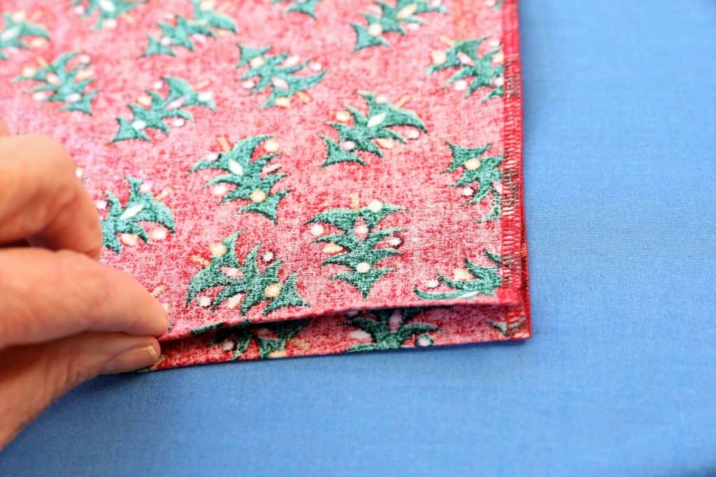 Create pleat and sew bottom seam
