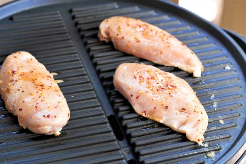 Place chicken on the grill